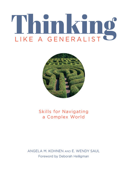 Title details for Thinking Like a Generalist by Angela Kohnen - Available